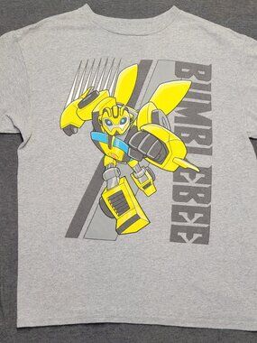 Boys shirt, Transformers Rescue Bots, size 14-16, gray, good condition
